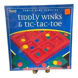 Vintage FUNDEX 2001 Tiddly Winks & Tic-Tac-Toe Game Sealed READ
